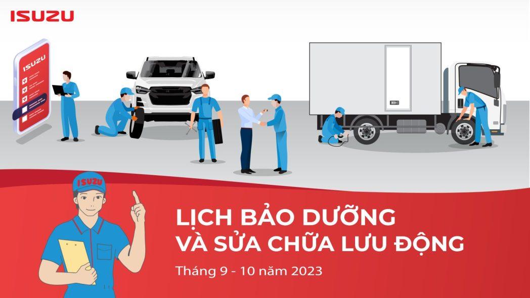 Read more about the article LỊCH BẢO DƯỠNG VÀ SỬA CHỮA LƯU ĐỘNG TẠI HỆ THỐNG ĐẠI LÝ ISUZU