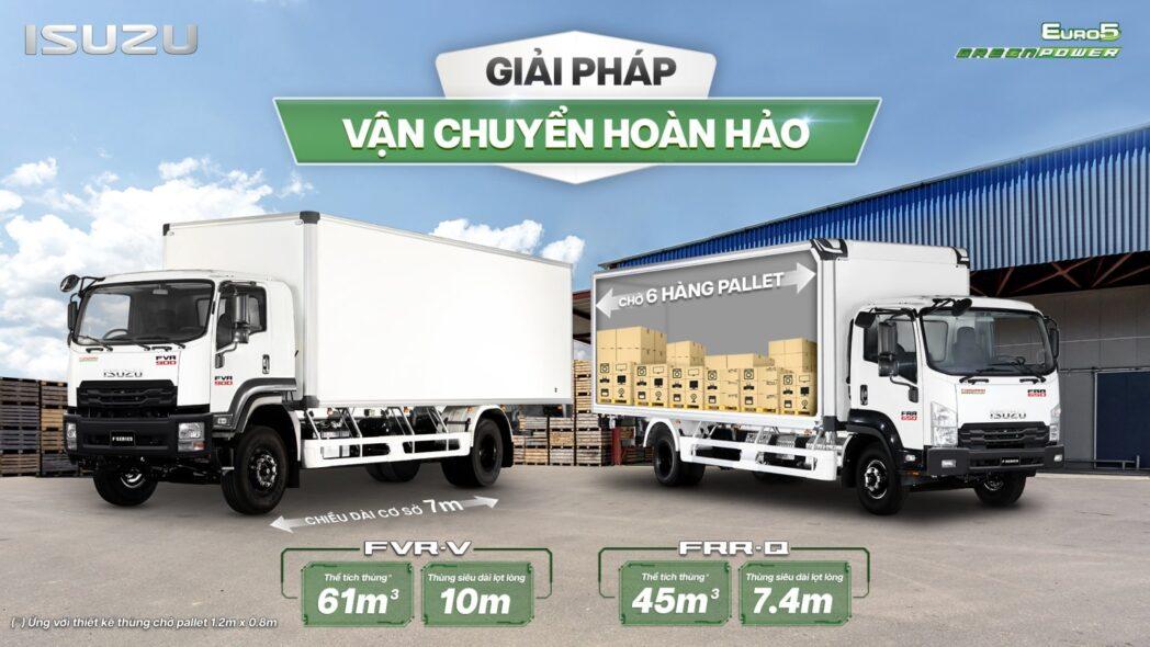 You are currently viewing ISUZU VN RA MẮT BỘ ĐÔI XE TẢI FVR-V VÀ FRR-Q TIÊU CHUẨN KHÍ THẢI EURO 5 THÙNG SIÊU DÀI HOÀN TOÀN MỚI