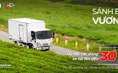 ISUZU VIỆT NAM TIẾP TỤC ĐỒNG HÀNH CÙNG KHÁCH HÀNG VỚI CHƯƠNG TRÌNH ƯU ĐÃI DÒNG XE TẢI ĐẠT TIÊU CHUẨN KHÍ THẢI EURO5